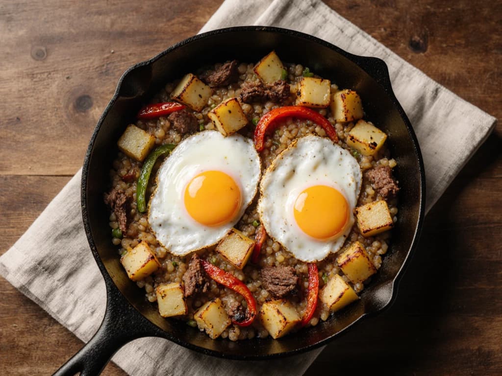 Smoked Brisket Breakfast Hash