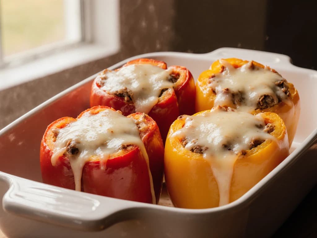 Turkey-Stuffed Bell Peppers