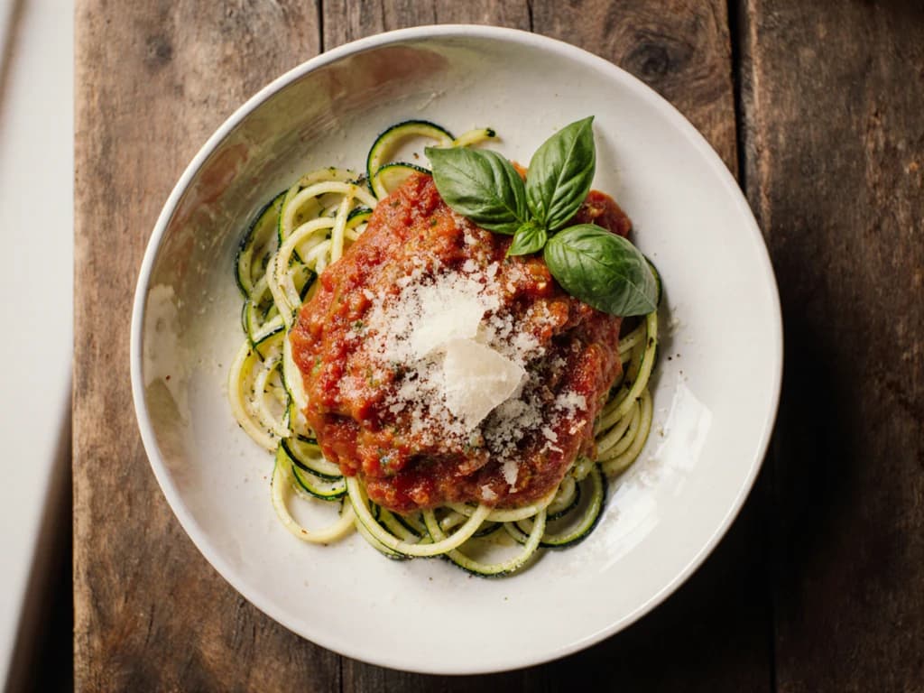 Zucchini Noodles with Marinara Sauce