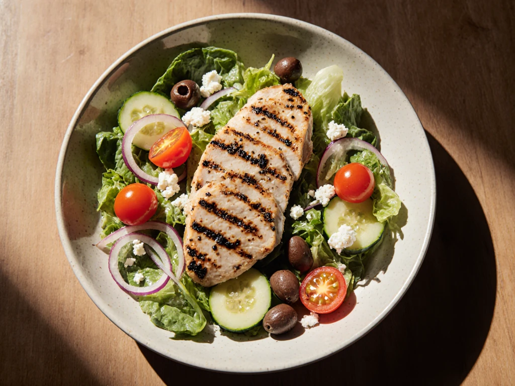 Grilled Chicken Greek Salad